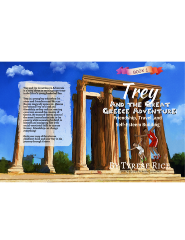 Trey and The Great Greece Adventure (Book 1) - Personalized Copy